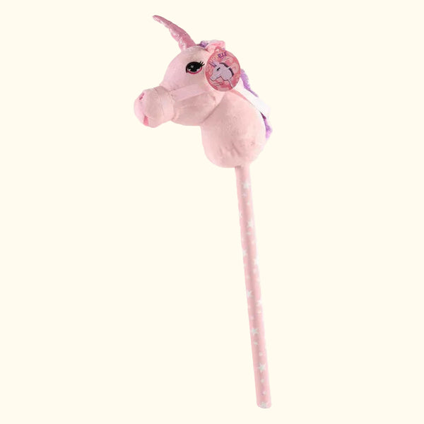 Stokpaardje Knuffel 68 cm met Geluid - Pluche Paardenspeelgoed