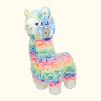 Lama knuffel 28 cm van zacht pluche in 2 kleuren