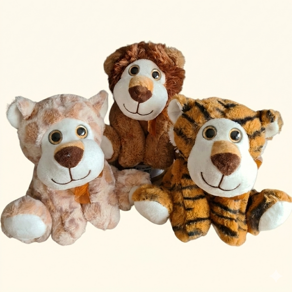 Wilde Dieren Knuffel 20 cm - Zacht Pluche Speelgoed