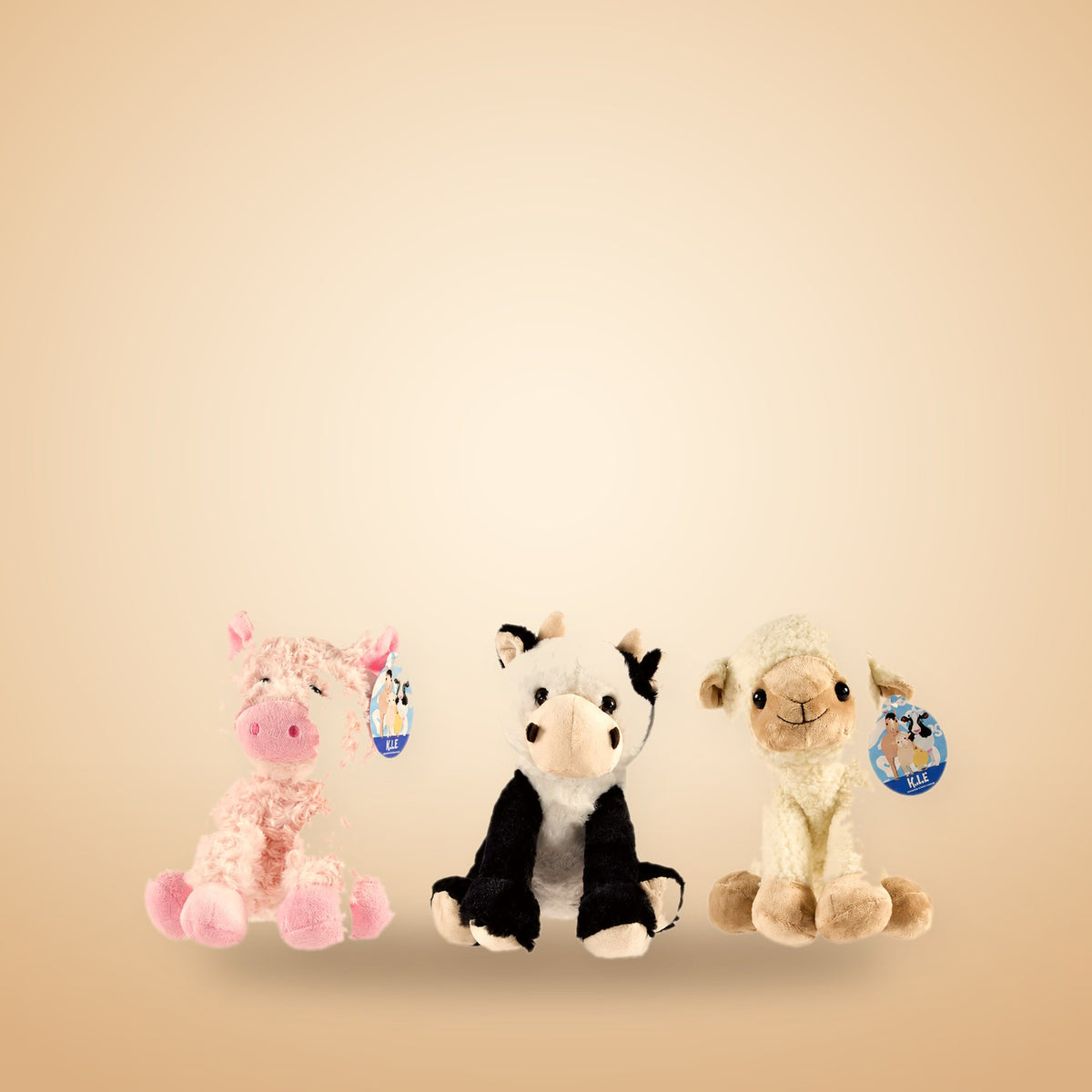 Boerderij Dieren Knuffel 25 cm - Pluche Speelgoed, sfeerfoto