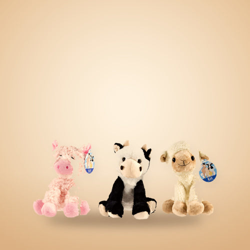 Boerderij Dieren Knuffel 25 cm - Pluche Speelgoed, sfeerfoto